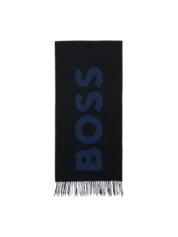Boss Herren Schal Schwarz | online kaufen