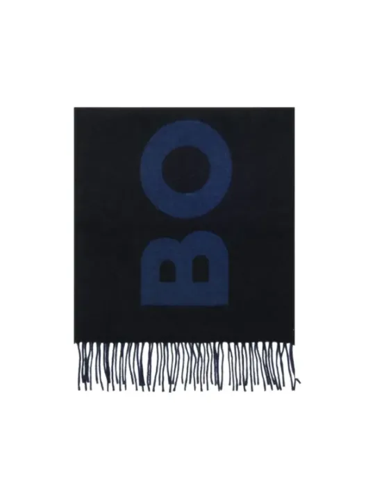 Boss Herren Schal Schwarz | online kaufen