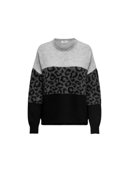 Only Damen Pullover Grau | online kaufen