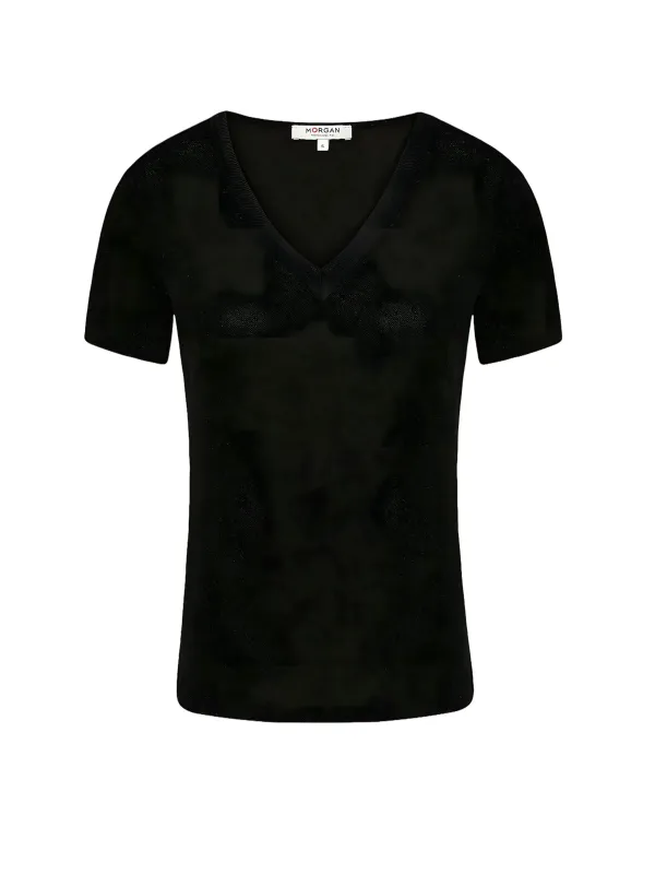 Morgan De Toi Damen T-Shirt Schwarz | online kaufen