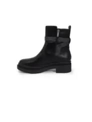 Schwarze Guess Lederstiefel mit Absatz