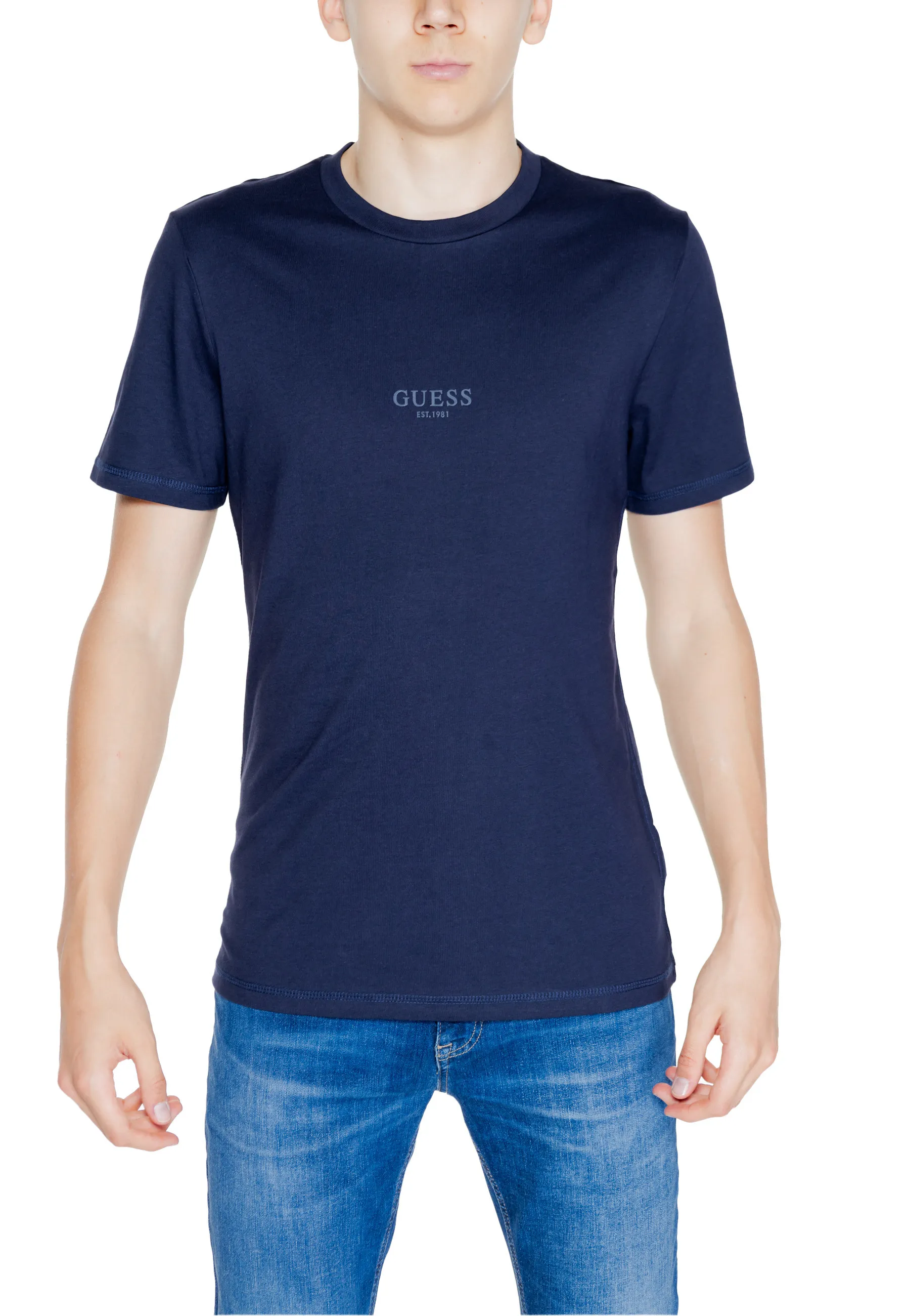 Guess Herren T-Shirt Blau 474973