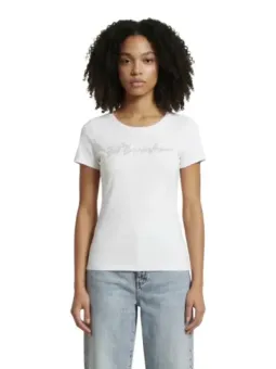 Ea7 Damen T-Shirt Weiß mieten - Flex-Fashion Verleih-Shop