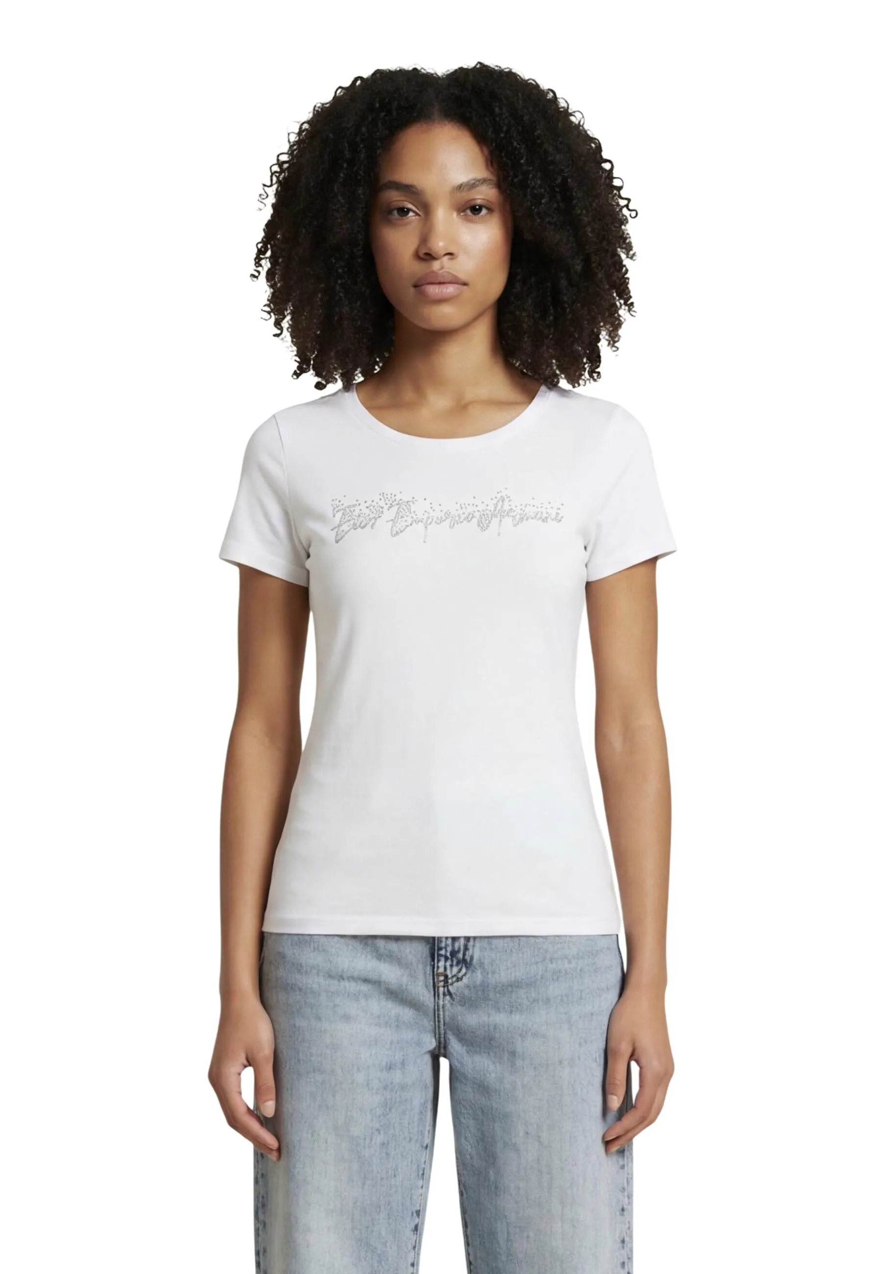 Ea7 Damen T-Shirt Weiß 510666