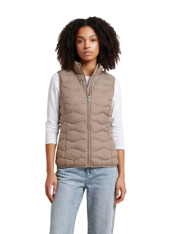 Ea7 Damen Weste Beige | online kaufen