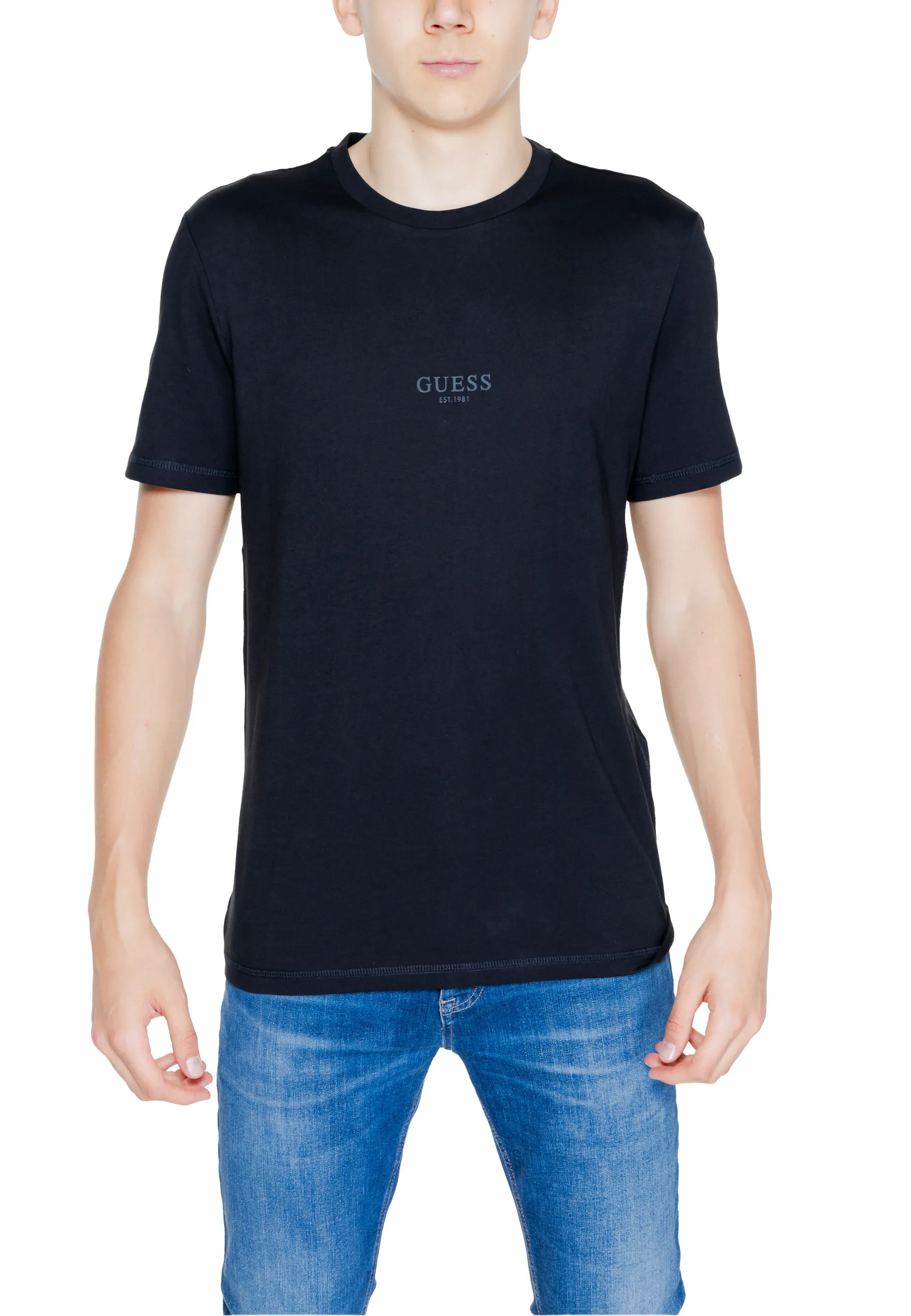 Guess Herren T-Shirt Schwarz 474972