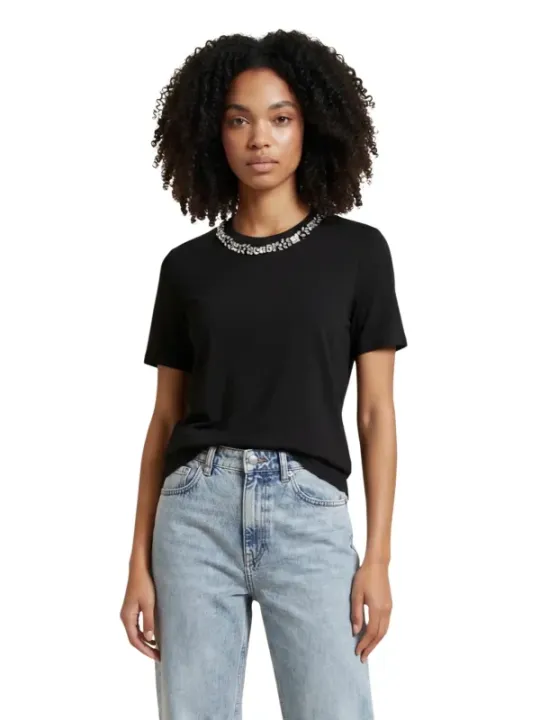 Only Damen T-Shirt Schwarz | online kaufen