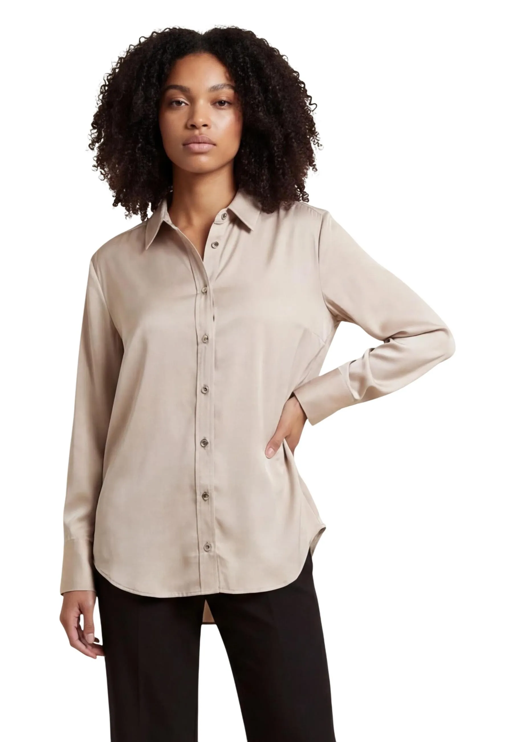Only Damen Hemd Beige 510645