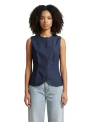 Only Damen Weste Blau | online kaufen