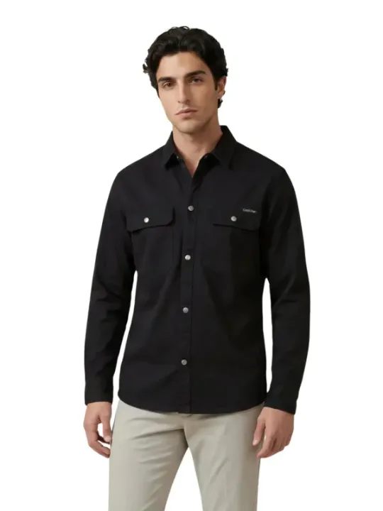 Calvin Klein Jeans Herren Hemd Schwarz | online kaufen