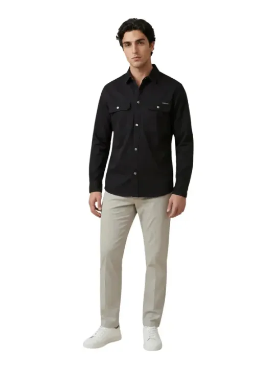 Calvin Klein Jeans Herren Hemd Schwarz | online kaufen