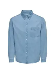 Only & Sons Herren Hemd Azurblau | online kaufen