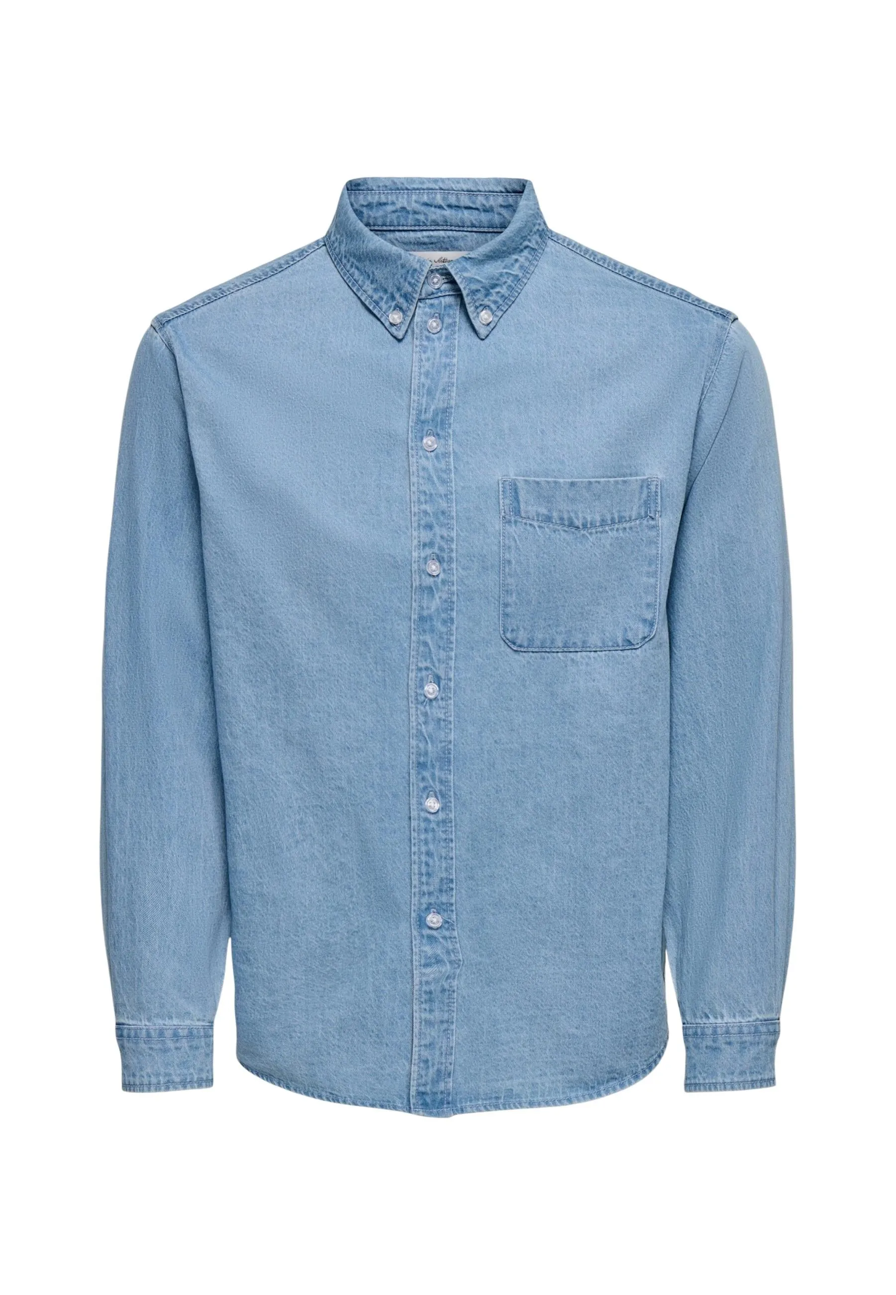 Herren Hemd Azurblau 510629