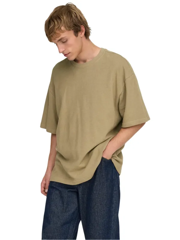 Only & Sons Herren T-Shirt Braun | online kaufen