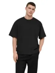Only & Sons Herren T-Shirt Schwarz | online kaufen