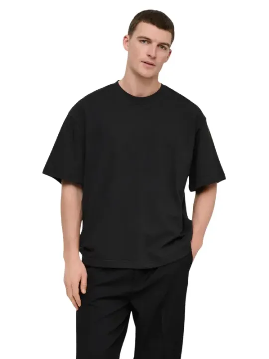 Only & Sons Herren T-Shirt Schwarz | online kaufen