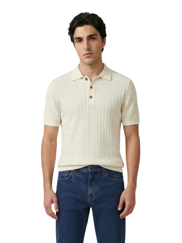 Only & Sons Herren Polo Weiß | online kaufen