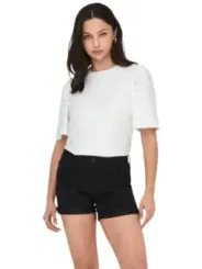 Jacqueline De Yong Damen Bluse Weiß | online kaufen