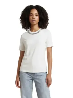 Only Damen T-Shirt Weiß mieten | Flex-Fashion Verleih
