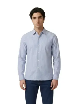 Azurblaues Herrenhemd mieten – Frühling/Sommer | Flex-Fashion