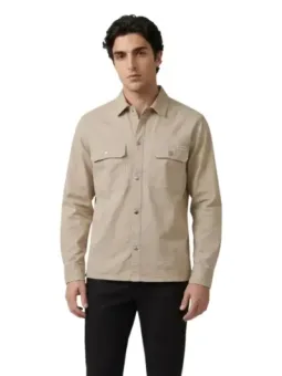 Calvin Klein Herren Hemd Beige mieten - Flex-Fashion Verleih