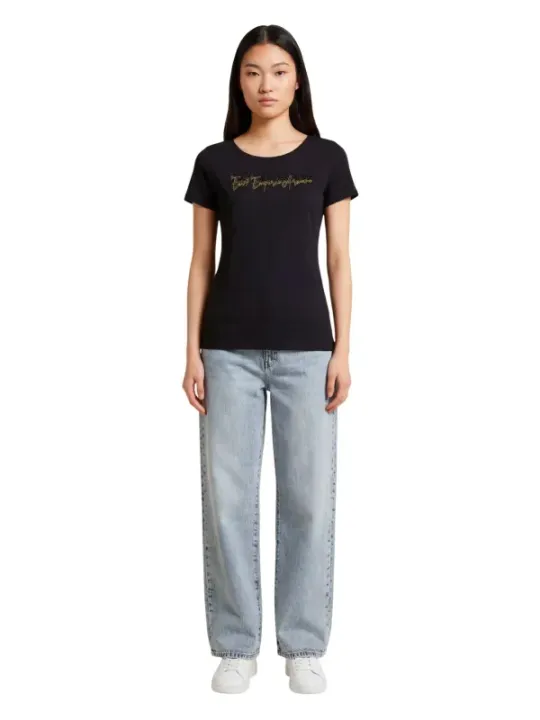 Ea7 Damen T-Shirt Schwarz | online kaufen