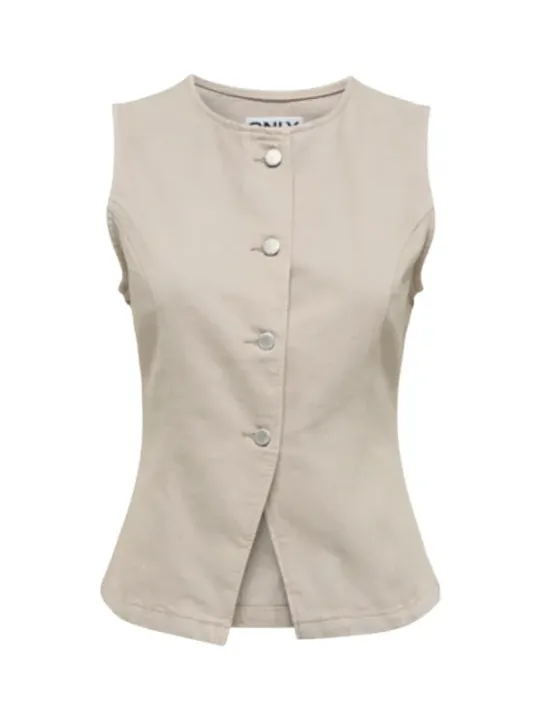 Only Damen Weste Beige | online kaufen