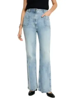 Morgan De Toi Damen Jeans Azurblau | online kaufen