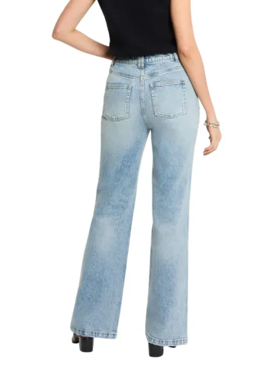 Morgan De Toi Damen Jeans Azurblau | online kaufen