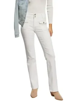 Morgan De Toi Damen Jeans Weiß mieten - Flex-Fashion Verleih