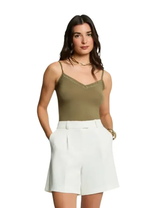 Morgan De Toi Damen Tank-Tops Grün | online kaufen