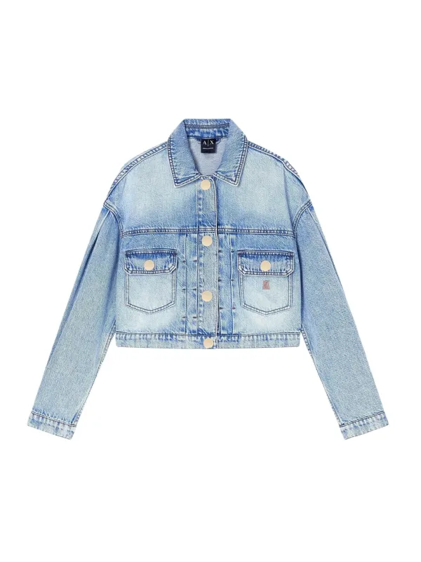 Armani Exchange Damen Kostümjacken Azurblau | online kaufen