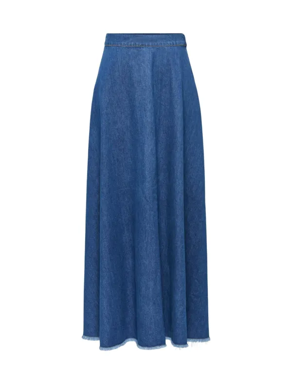 Only Damen Rock Blau | online kaufen