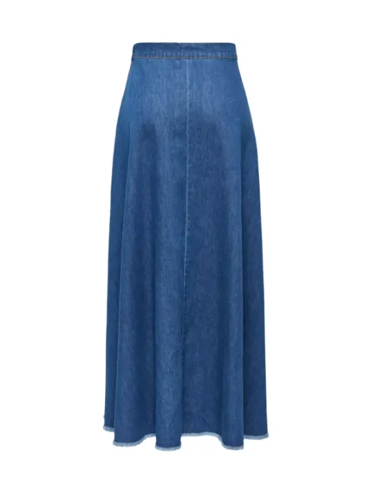 Only Damen Rock Blau | online kaufen