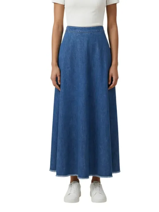 Only Damen Rock Blau | online kaufen