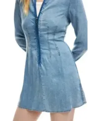 Desigual Damen Kleid Azurblau | online kaufen