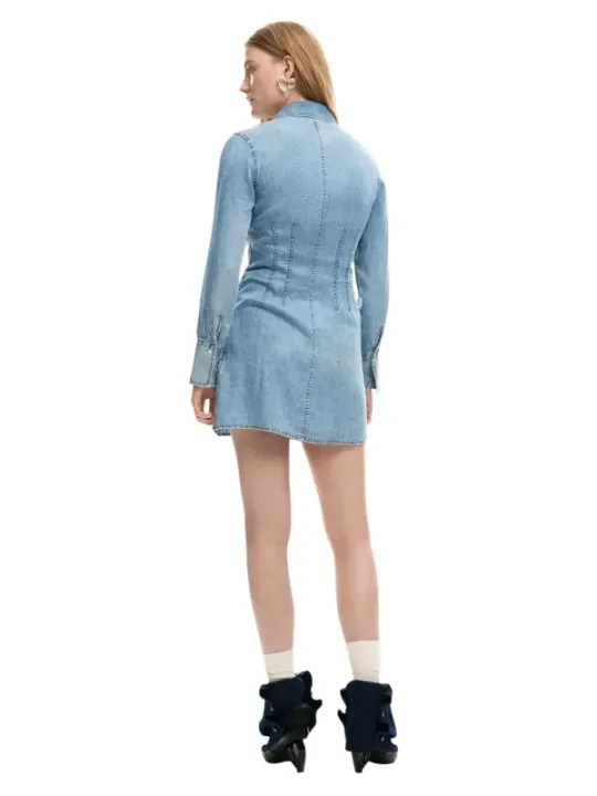 Desigual Damen Kleid Azurblau | online kaufen