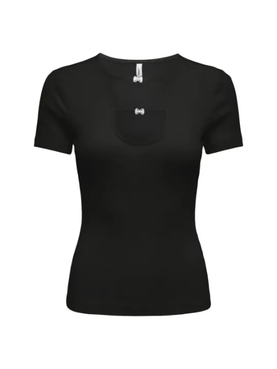 Only Damen T-Shirt Schwarz | online kaufen