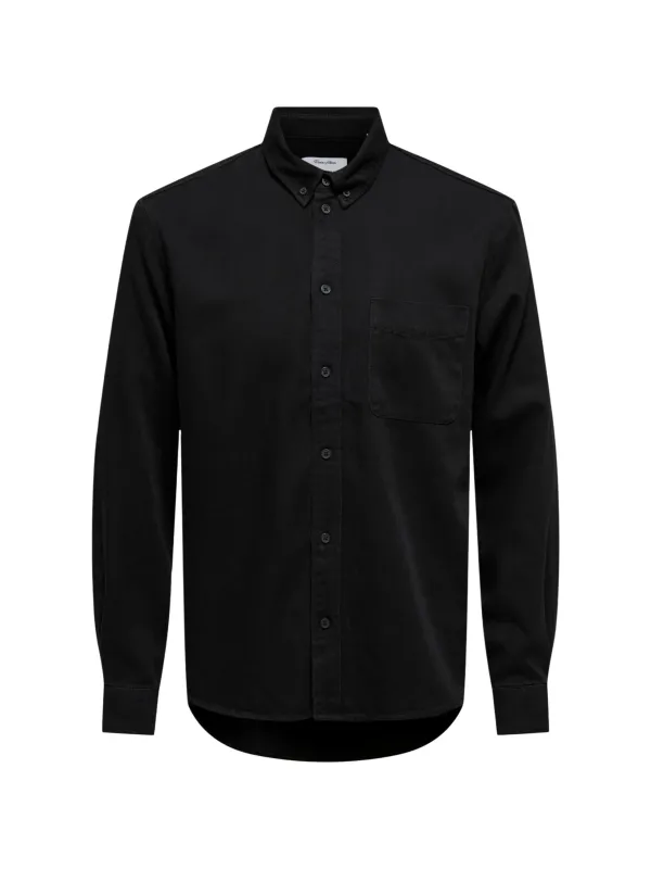 Only & Sons Herren Hemd Schwarz | online kaufen
