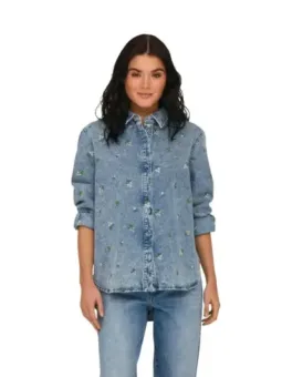 Azurblaues Damenhemd mieten – Flex-Fashion Verleih-Shop