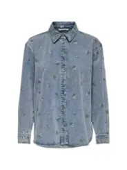 Only Damen Hemd Azurblau | online kaufen