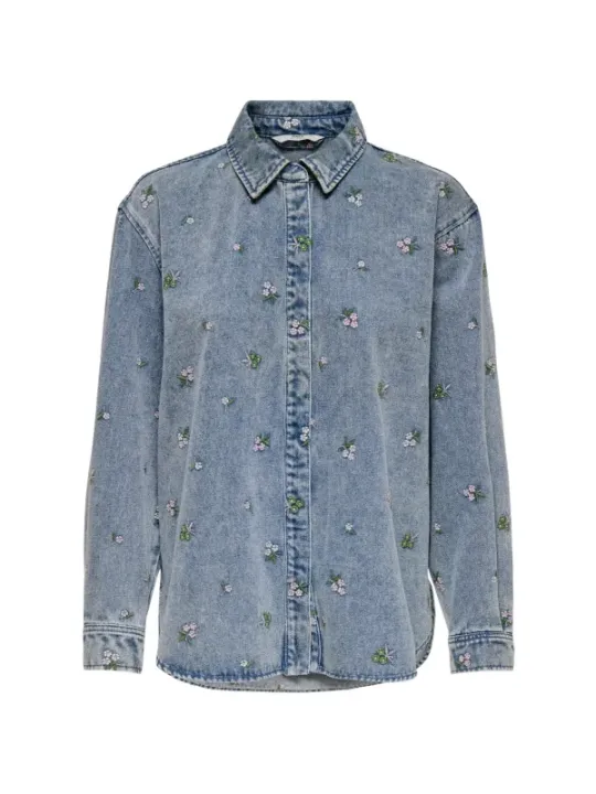 Only Damen Hemd Azurblau | online kaufen