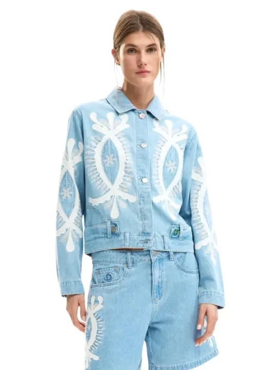 Desigual Damen Kostümjacken Azurblau | online kaufen