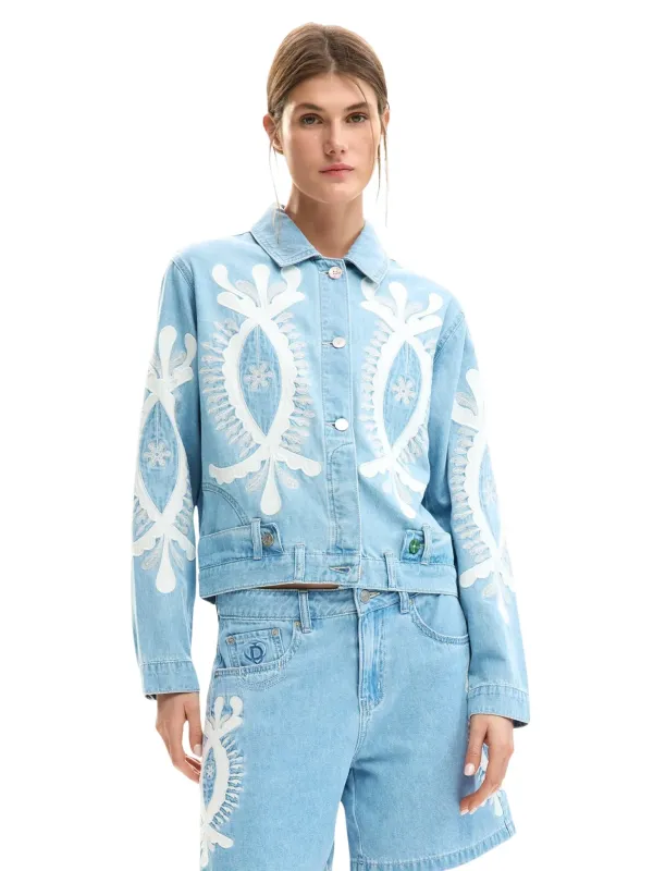Desigual Damen Kostümjacken Azurblau | online kaufen