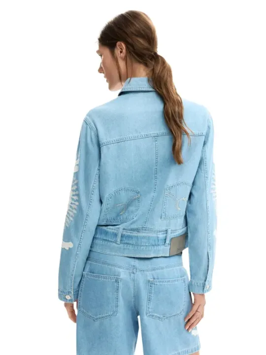 Desigual Damen Kostümjacken Azurblau | online kaufen
