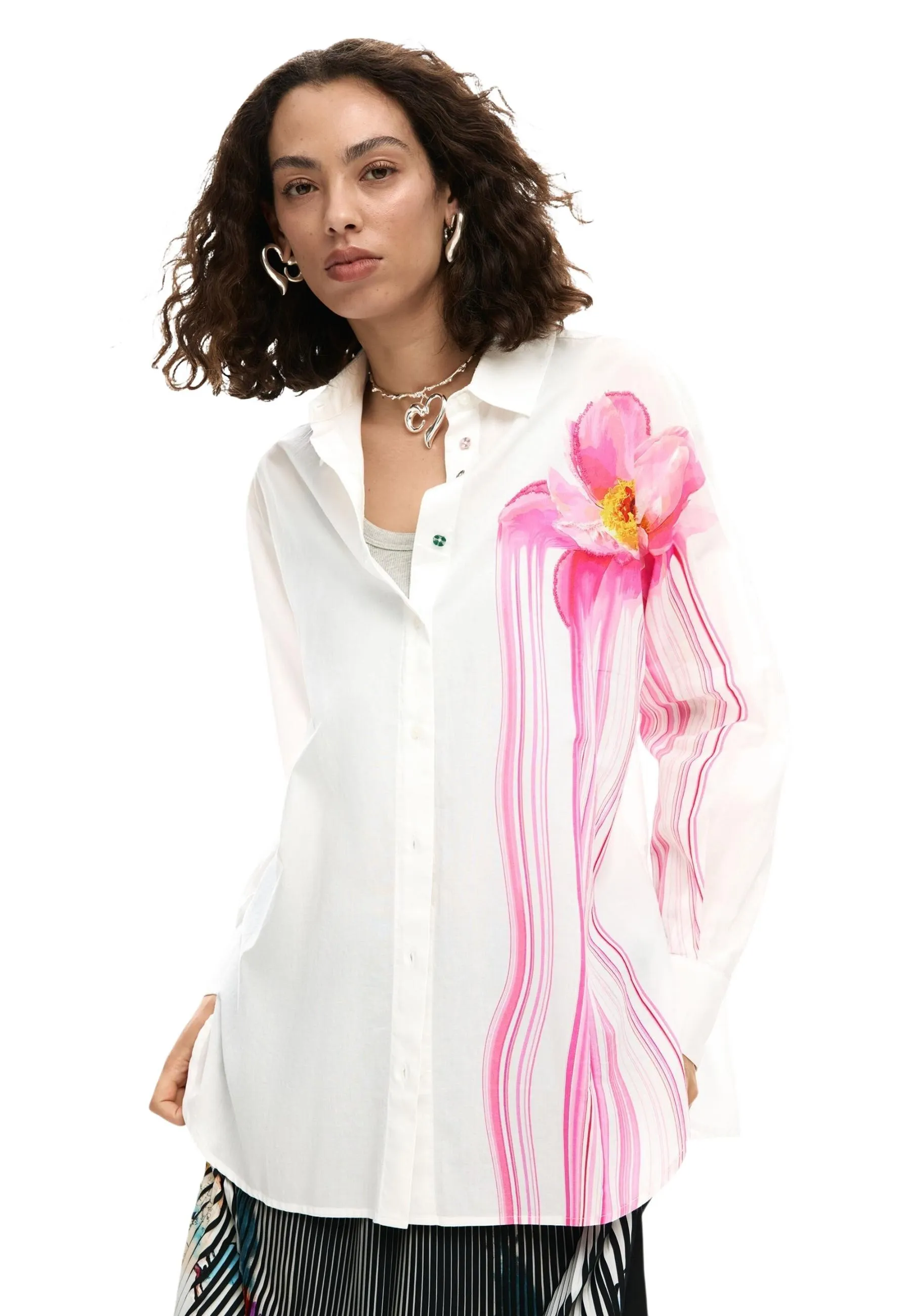 Desigual Damen Hemd Weiß 509499
