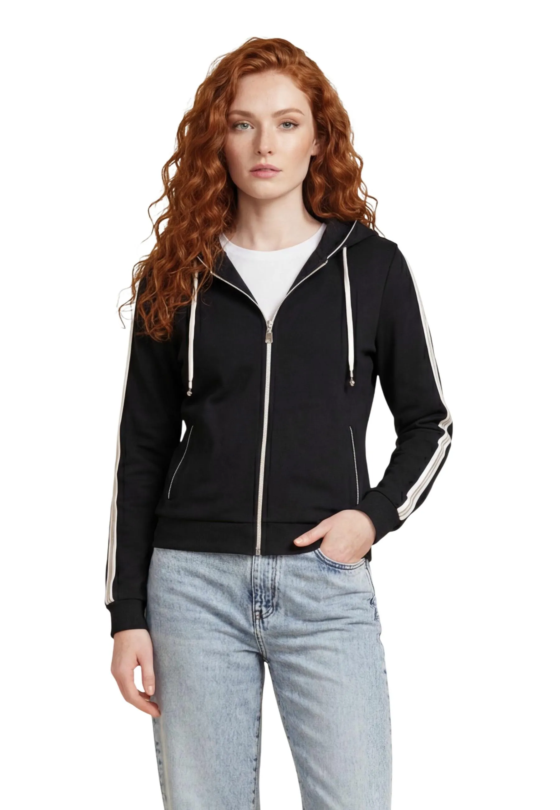 Damen Fleece Schwarz 510266