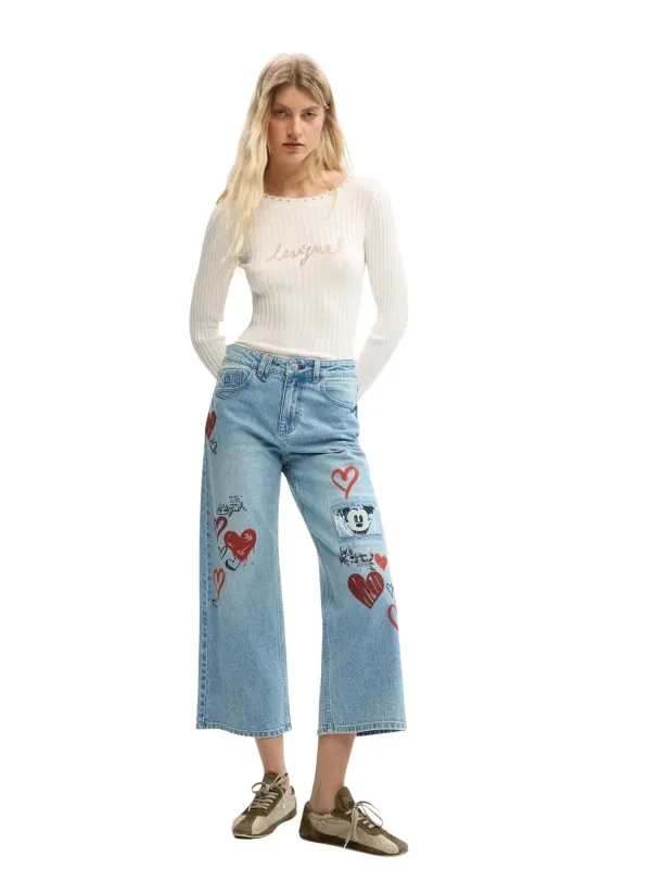 Desigual Damen Jeans Azurblau | online kaufen