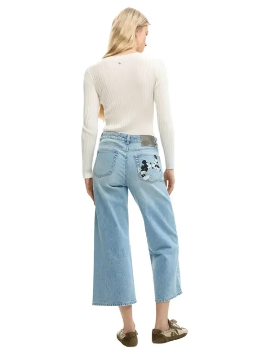 Desigual Damen Jeans Azurblau | online kaufen