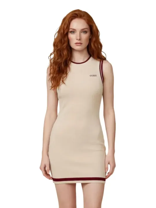 Guess Active Damen Kleid Beige | online kaufen